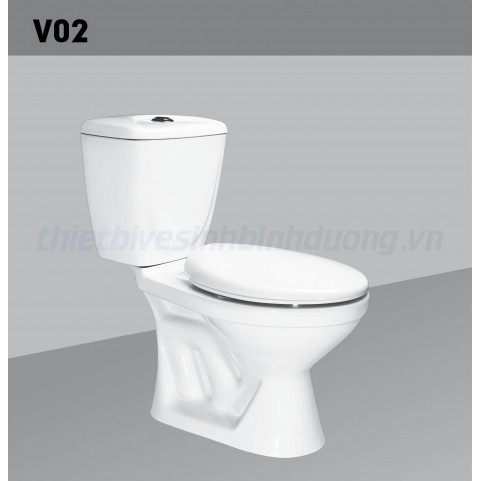 BÀN CẦU HC V02 2 NÚT NHẤN BÀN CẦU HC V02 2 NÚT NHẤN